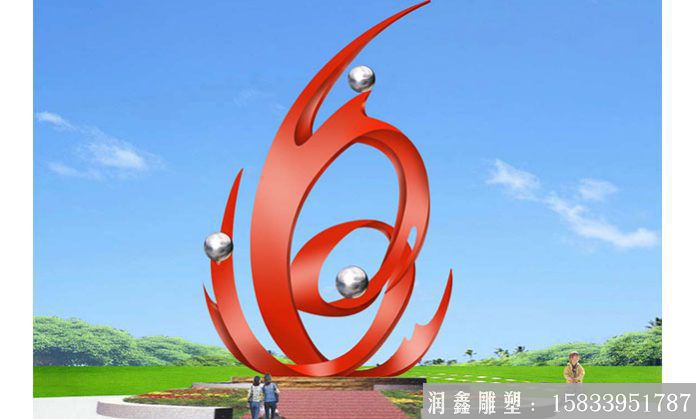 校園不銹鋼雕塑設(shè)計(jì)，景觀雕塑定制