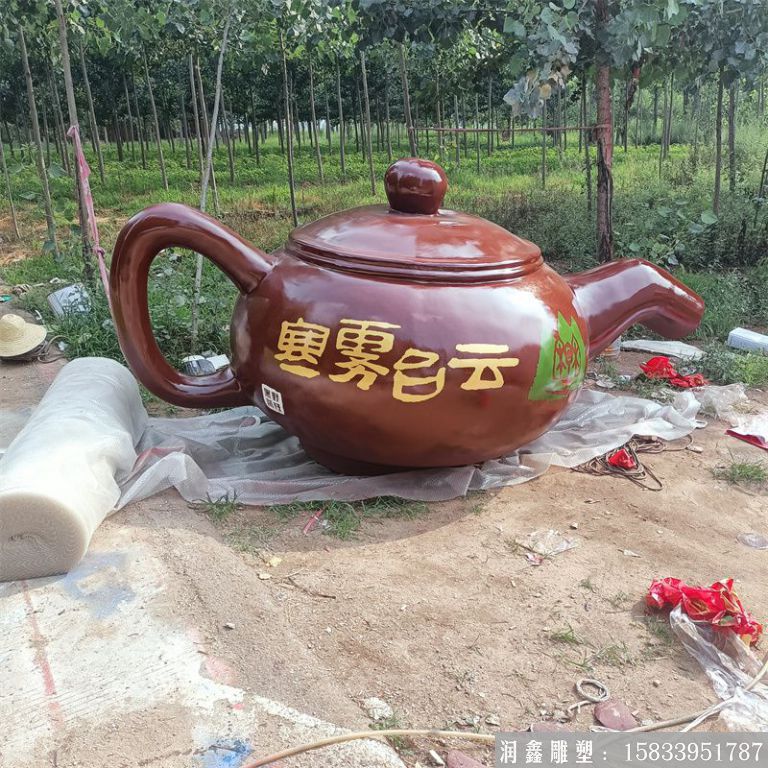銅雕天壺噴泉構(gòu)造，廠家加工鍛銅天壺
