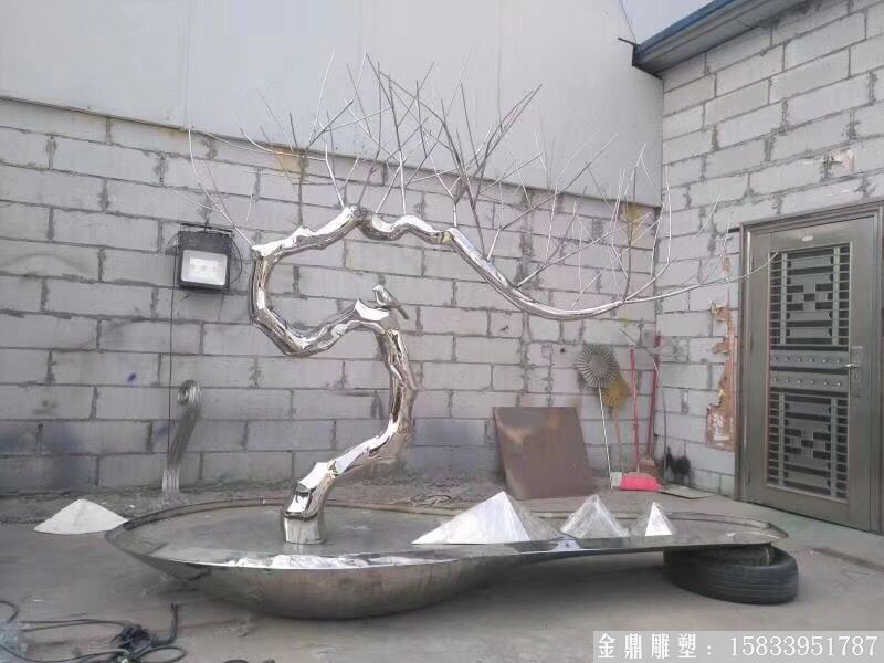 不銹鋼藝術(shù)樹(shù)形雕塑 廠家定制